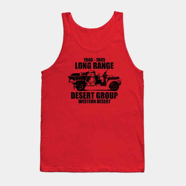 Long Range Desert Group (distressed) Tank Top by Firemission45